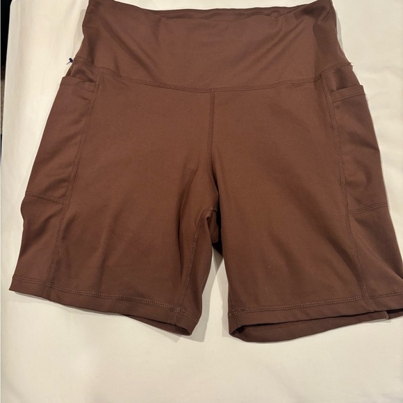 Danskin Women's Chocolate Brown Bike Shorts - Picture 1 of 4